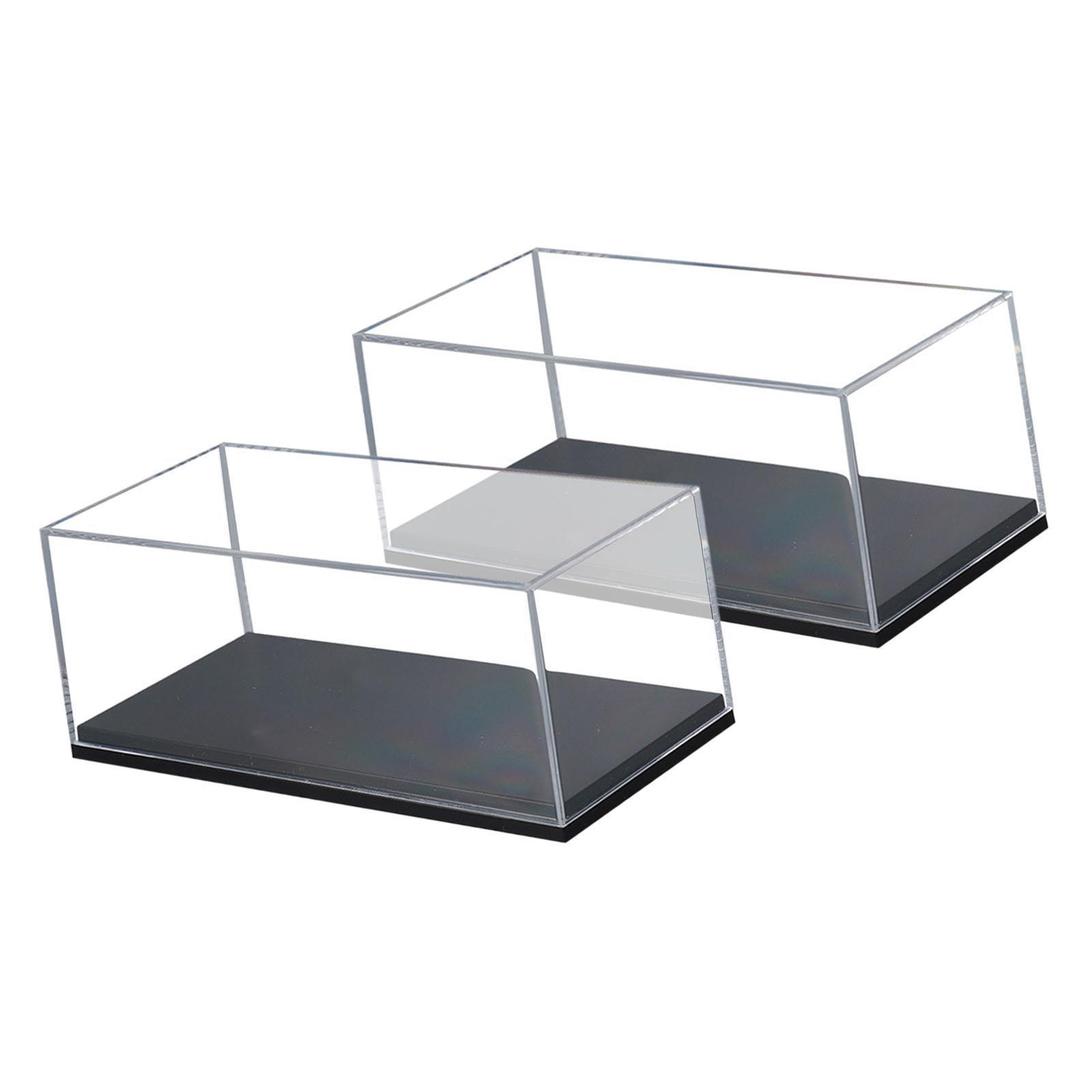 Display Case Acrylic - Transparente Staubdichte Modellauto-Vitrine Acryl-Ausstellungsbox für 1:64