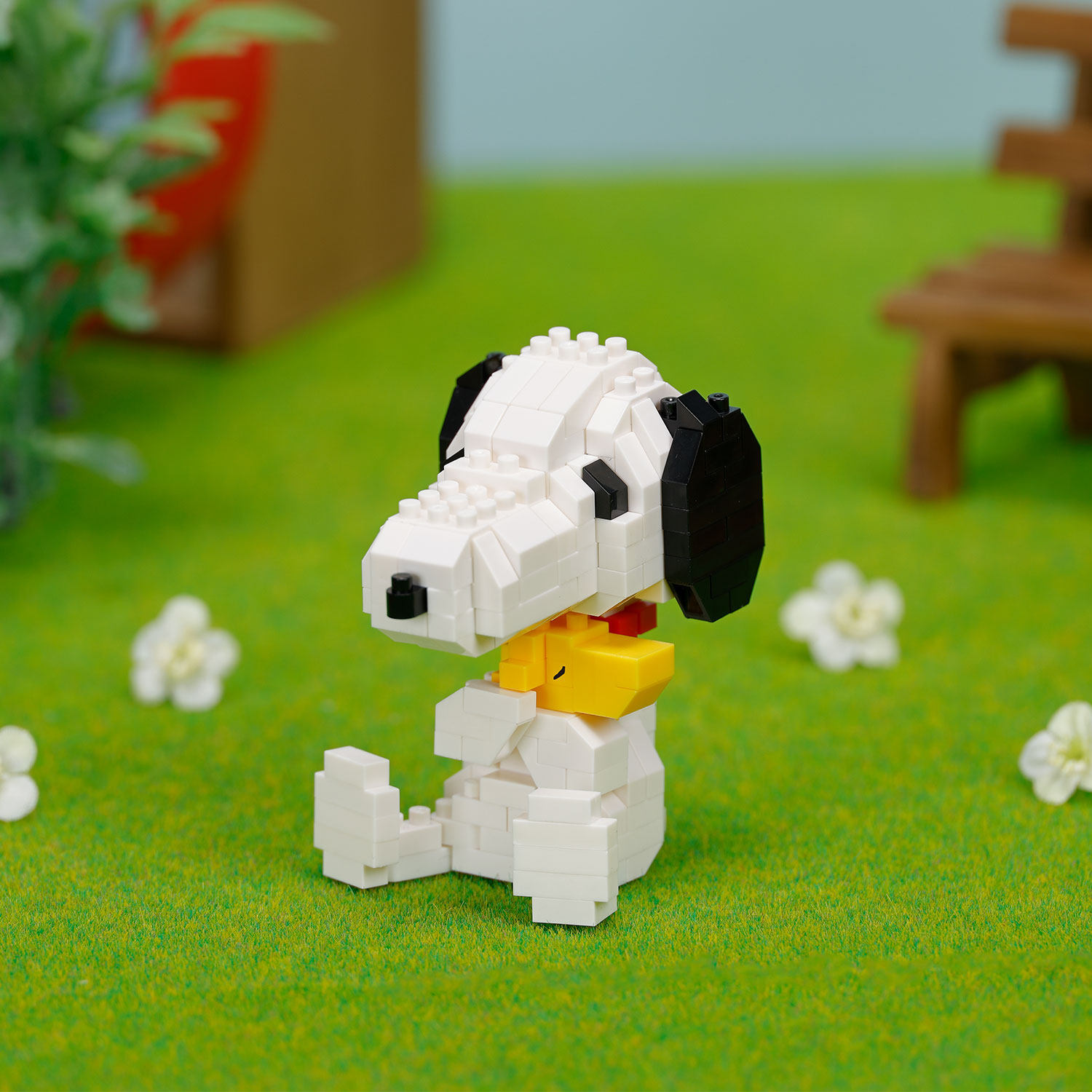 Building Block Mini - Nanoblock Peanuts Serie Joe Cool Original
