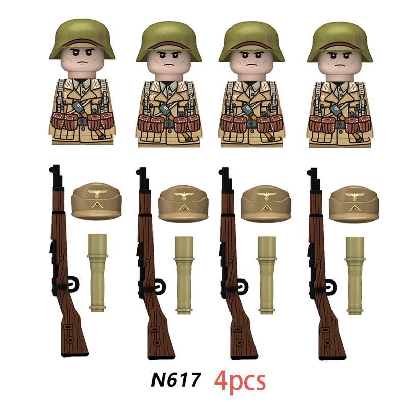 Lego Minifigure Holder - HEIßER Militär Figuren Bausteine Krieg Soldaten