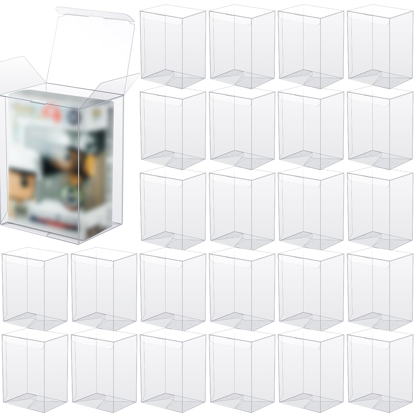 Funko Pop Protector - Transparente Vitrine Kompatibel mit 4 Zoll