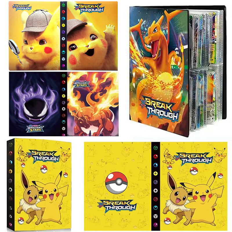 Pokemon Binder Card - 240 Stück Cartoon Album Kartenbuch Pokemon