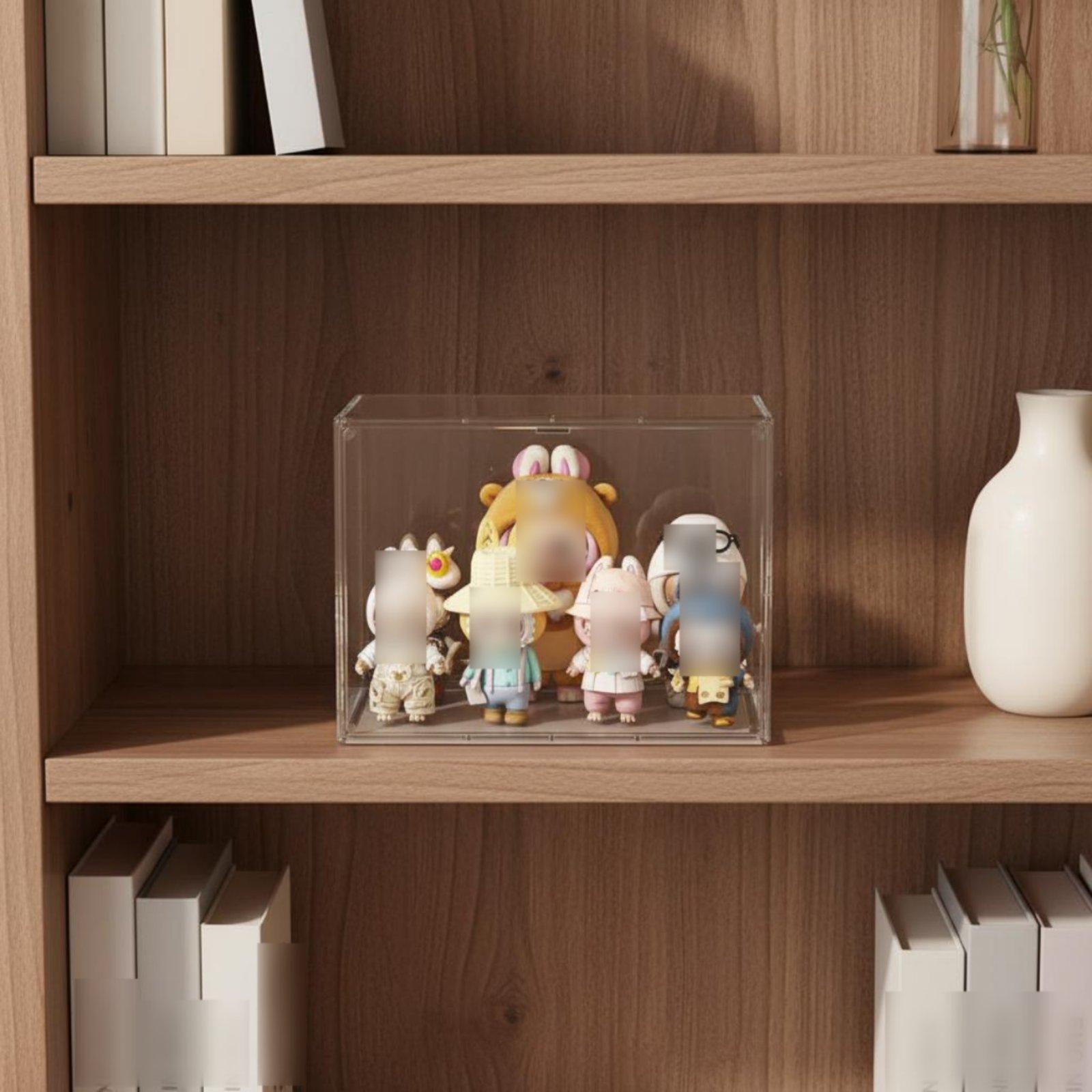 Display Case Acrylic - Großes Acryl-ähnliches Puppenregal für Blind-Box-Figuren mit