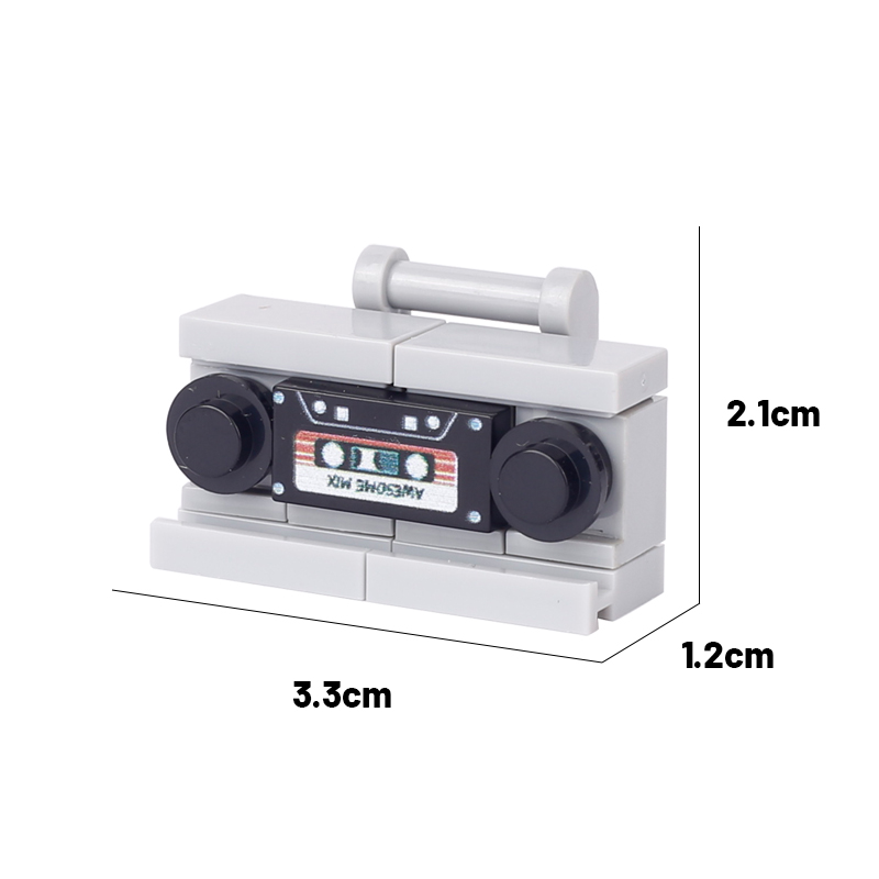 Stadt Musik Recorder DJ Statio – Lego Minifigure Holder Bewertung und Preis