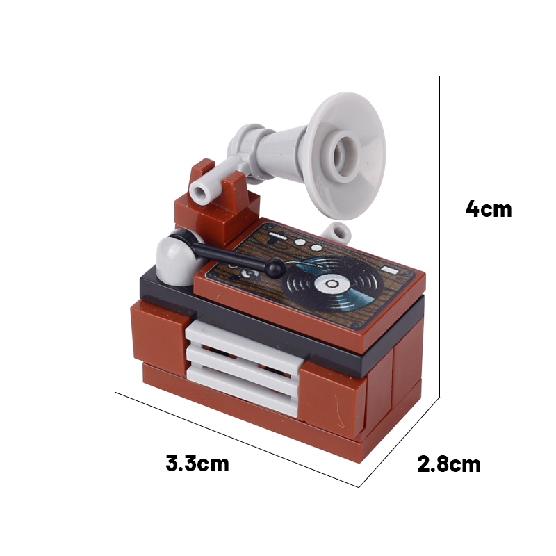 Stadt Musik Recorder DJ Statio – Lego Minifigure Holder Bewertung und Preis