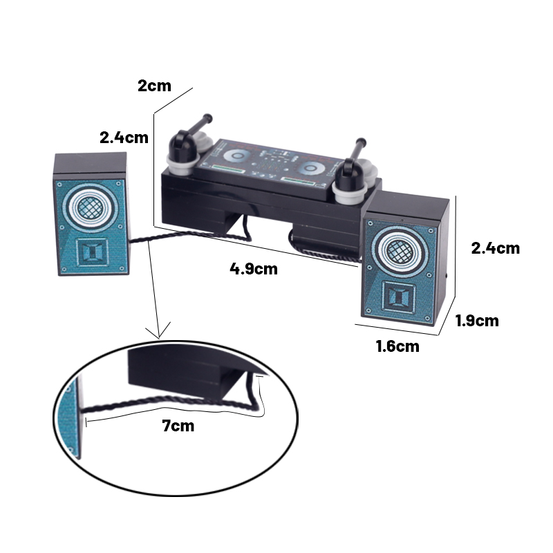 Stadt Musik Recorder DJ Statio – Lego Minifigure Holder Bewertung und Preis