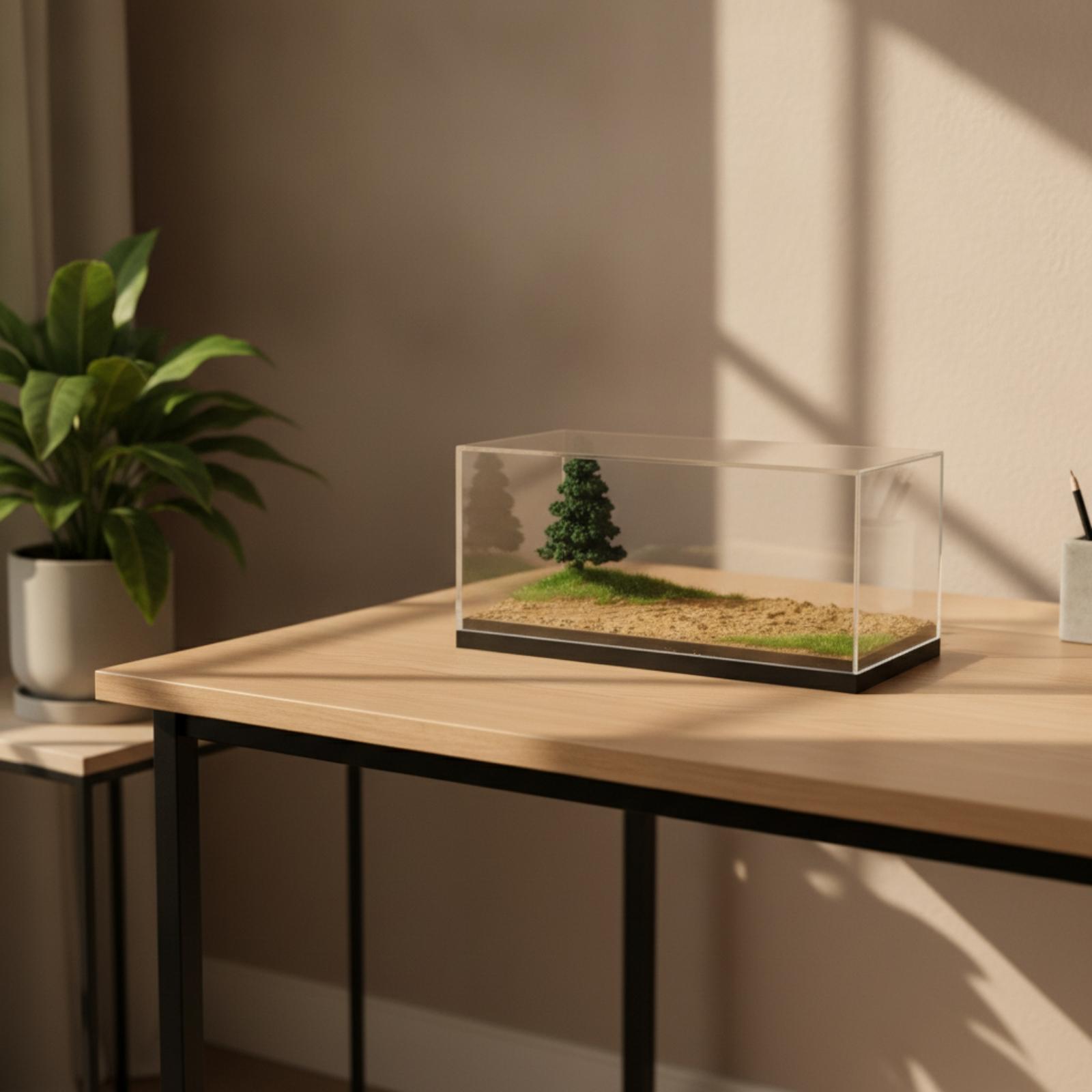 Miniatur-Rennvitrine mit Straß – Display Case Acrylic Bewertung und Preis