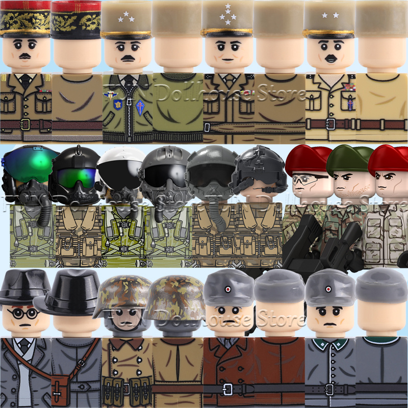 Moderne Militär-Actionfiguren  – Lego Minifigure Holder Bewertung und Preis