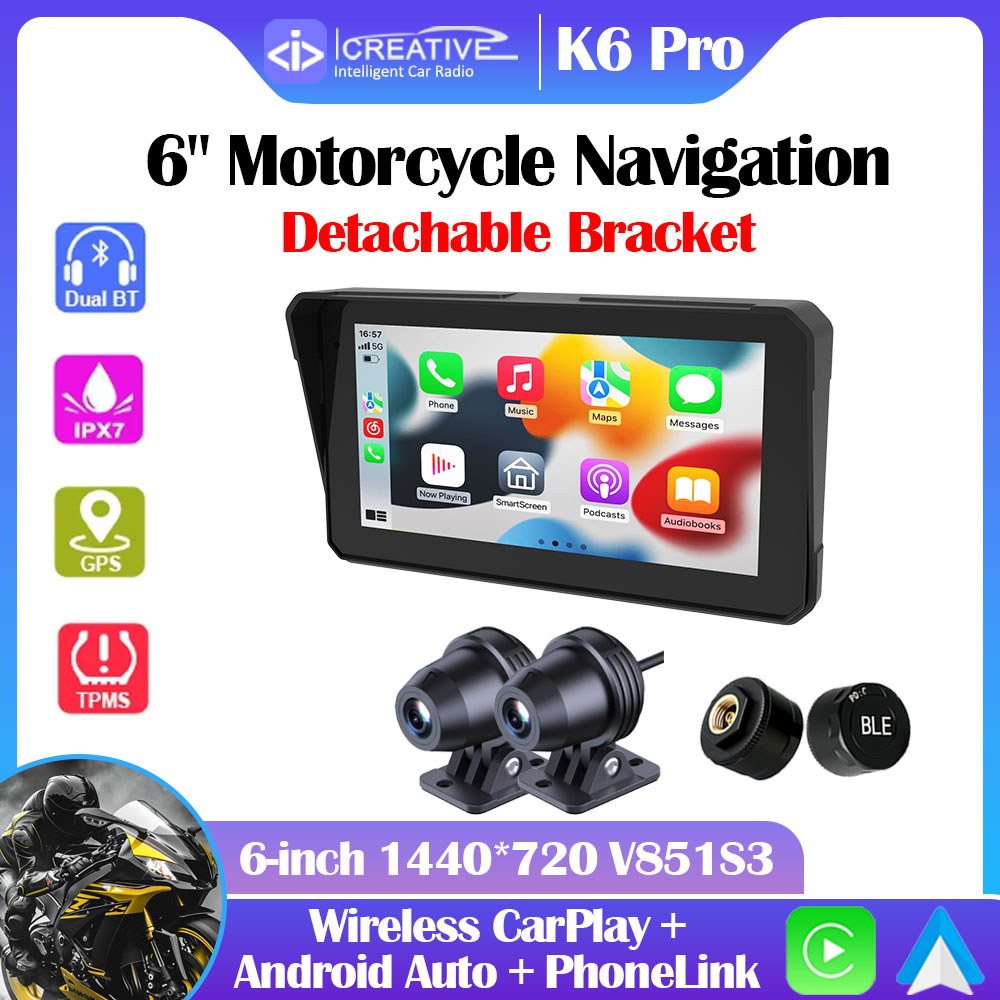 Icreative 6-Zoll Motorrad-Navi – Graded Card Display Bewertung und Preis